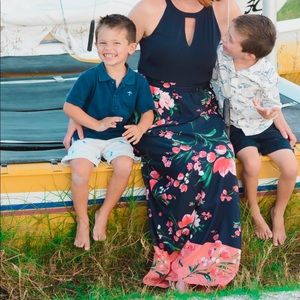 Vince Camuto floral maxi dress